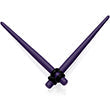 BodyCandy Dark Purple Matte Acrylic Straight Taper Set 12G to 00G — size reference