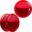 BodyCandy Acrylic Fake Blood Filled Halloween Saddle Plug Set 0G to 1 Inch — packaging