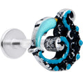 BodyCandy 16G 5/16 Leaping Blue Dolphin Labret Monroe Tragus — main product shot