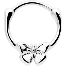 16G 5/16 Simple Textured Butterfly Cartilage Clicker