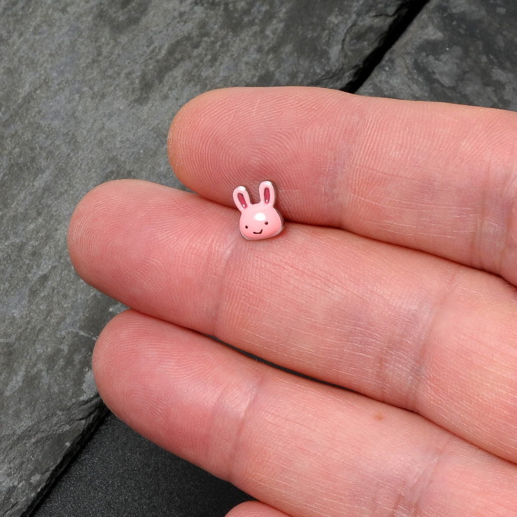 BodyCandy 16G 5/16 Kawaii Cutie Easter Bunny Cartilage Tragus Earring — size reference