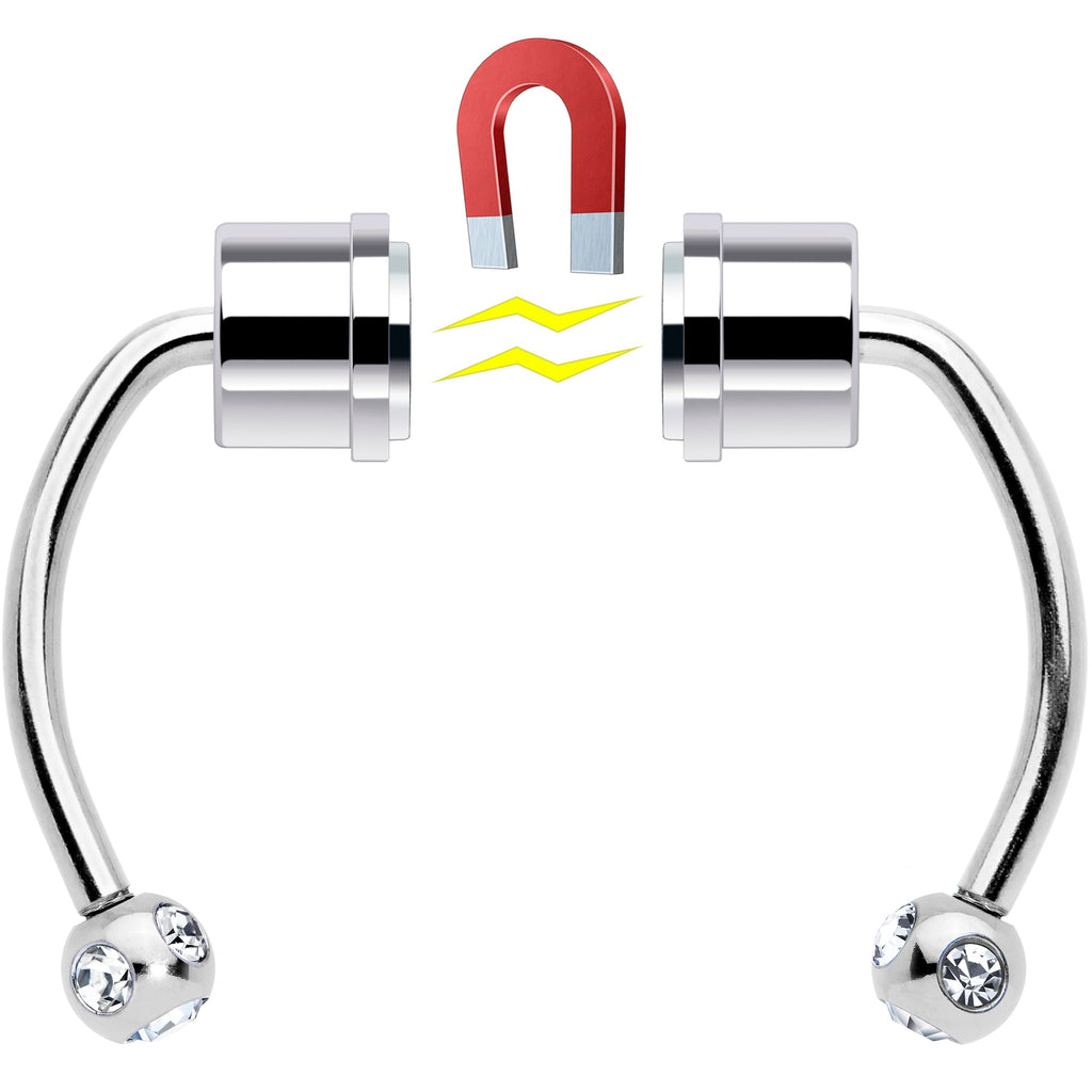 BodyCandy Pink Gem Magnetic Septum Ring Horseshoe Non-Pierced Fake Nose Ring — lifestyle context