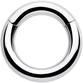 6G 9/16 316L Surgical Steel Precision Hinged Segment Hoop