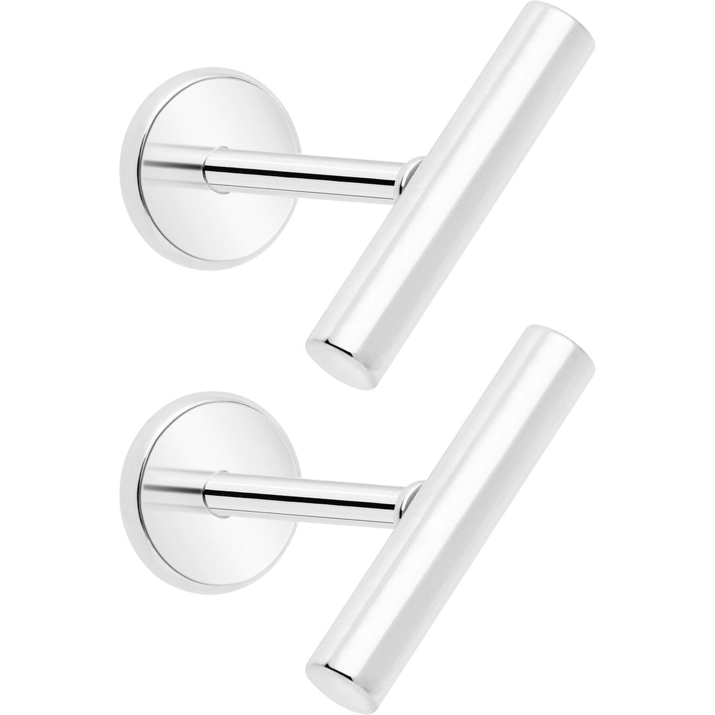 BodyCandy 316L Surgical Steel Straight Barbell Flat Back Stud Earrings - 1 Pair — color detail
