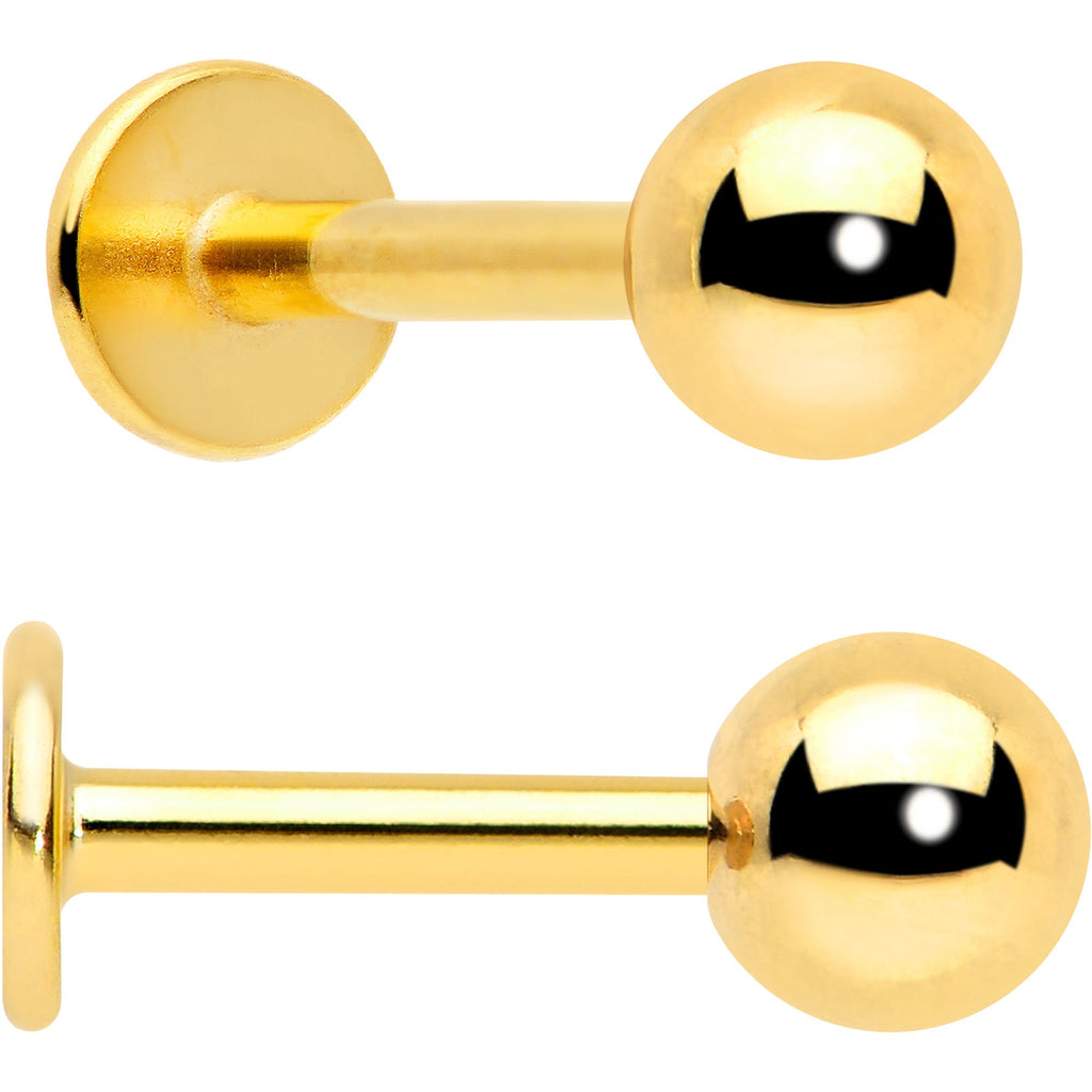 BodyCandy 16G Frog Flat Back Earring Set Internally Threaded 3 Pack — lifestyle context