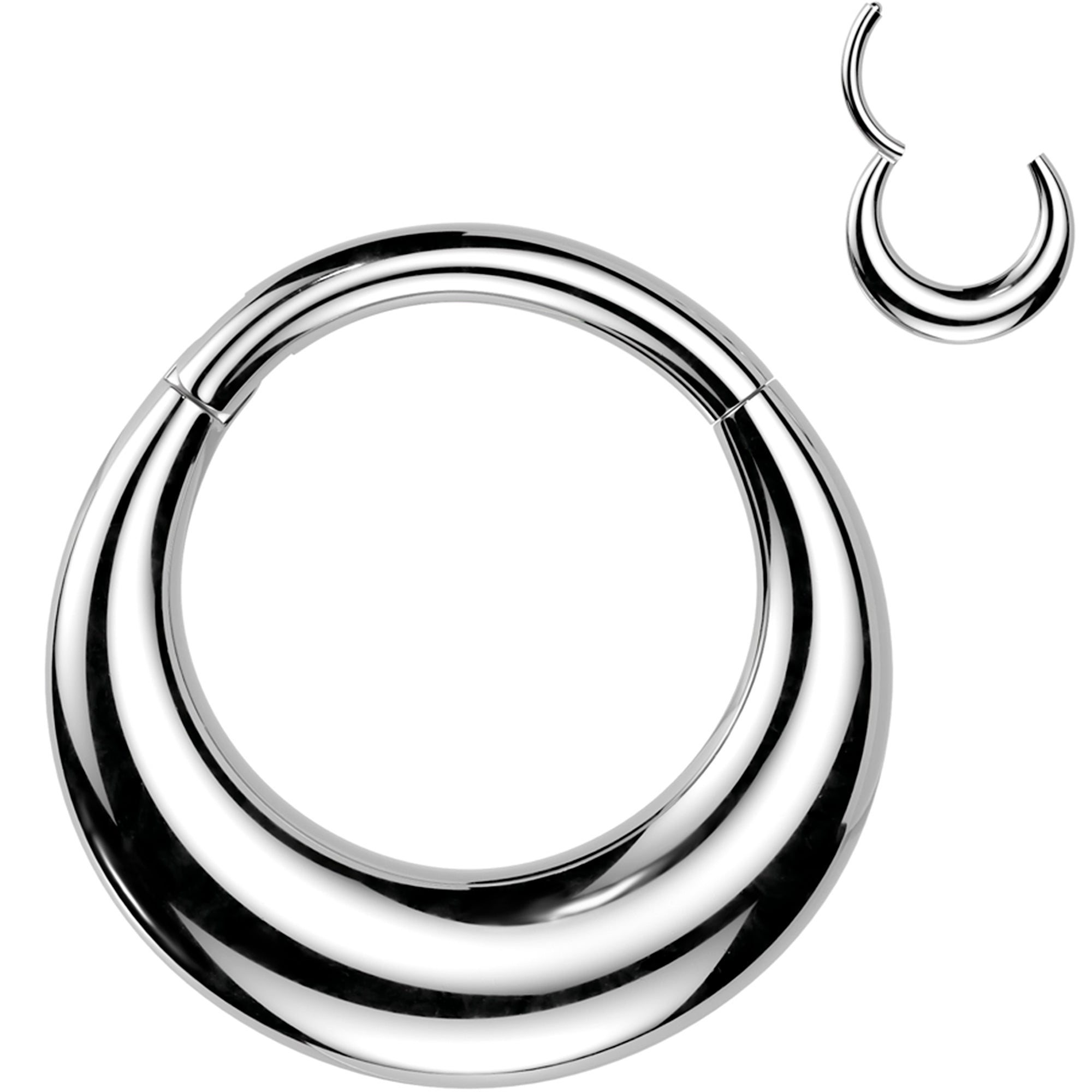 BodyCandy 16G 5/16 Simplicity Thick Precision Hinged Segment Ring — main product shot