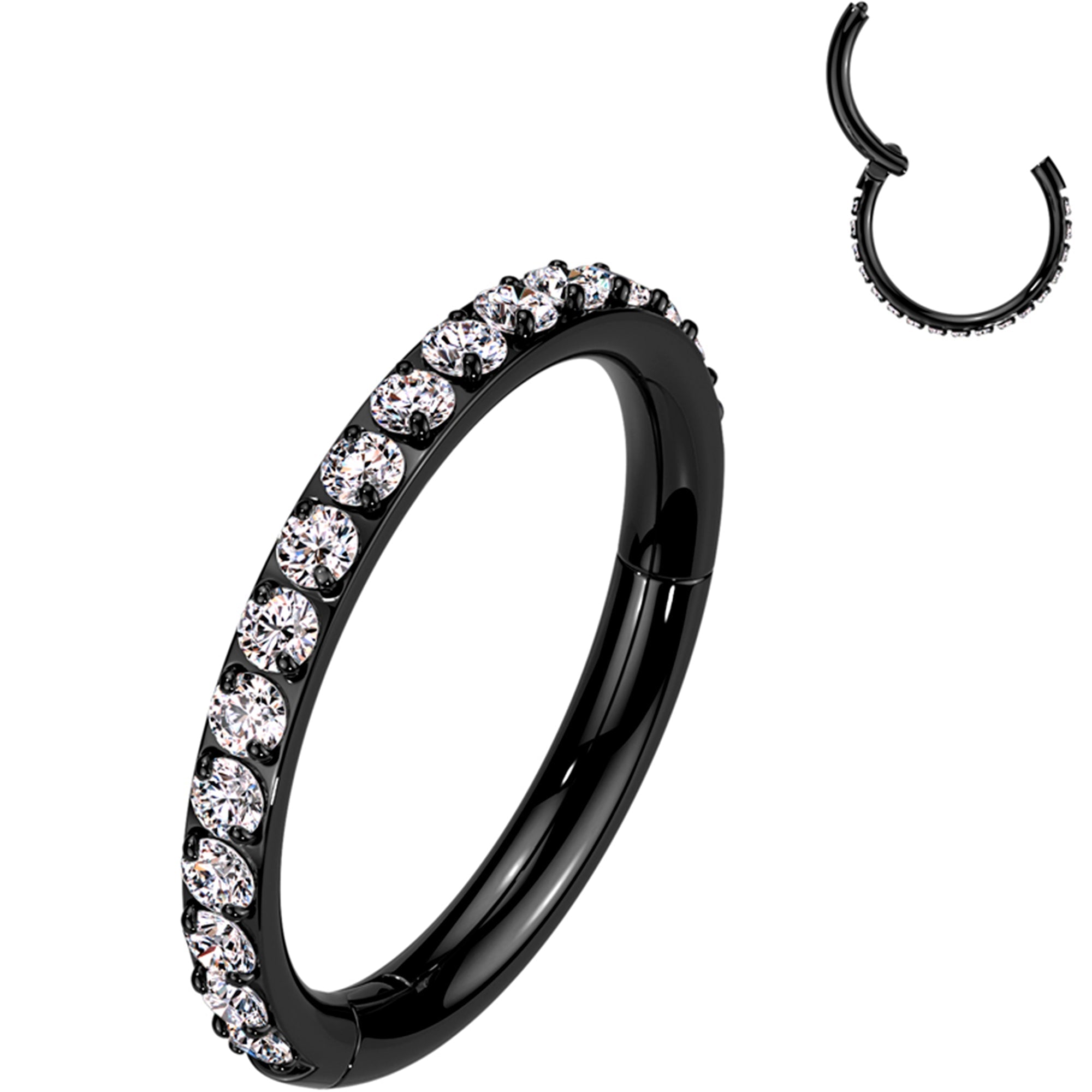 BodyCandy Micro Gem Titanium Hinged Nose Hoop — packaging
