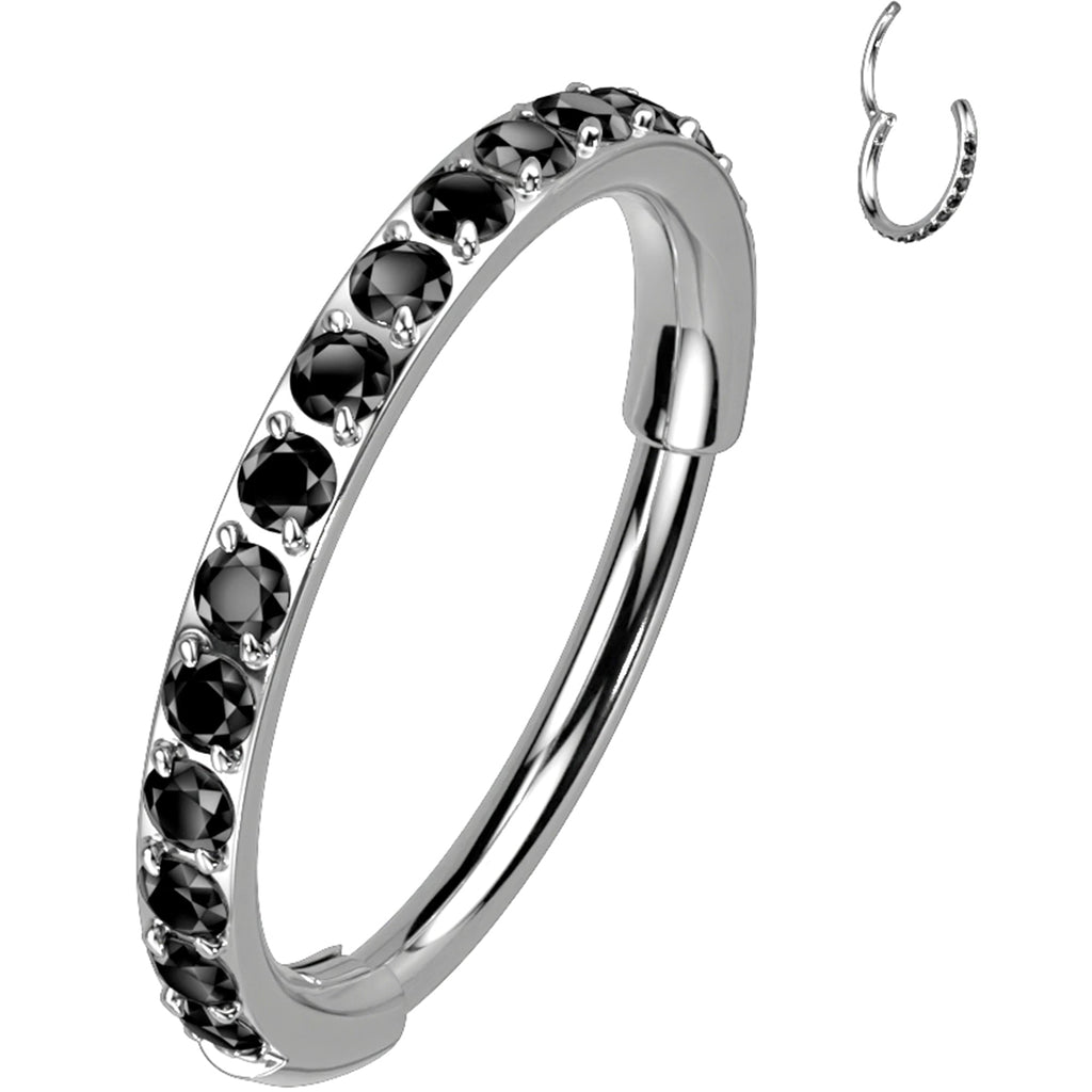 BodyCandy 18G Micro Gem Titanium Hinged Nose Hoop — packaging