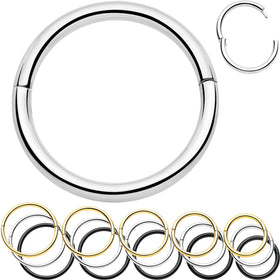 20G Implant Grade Titanium Half Closure Hinged Segment Ring