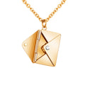 SORI STYLE Envelope Locket Necklace - Personalized Love Letter Jewelry — comparison shot