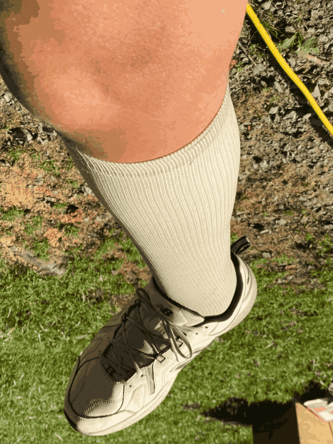 DSC Medical Compression Stockings (Over The Calf) — comparison shot