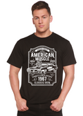Spun Bamboo American Muscle Men's Bamboo Viscose/Organic Cotton Short Sleeve Graphic T-Shirt — main product shot
