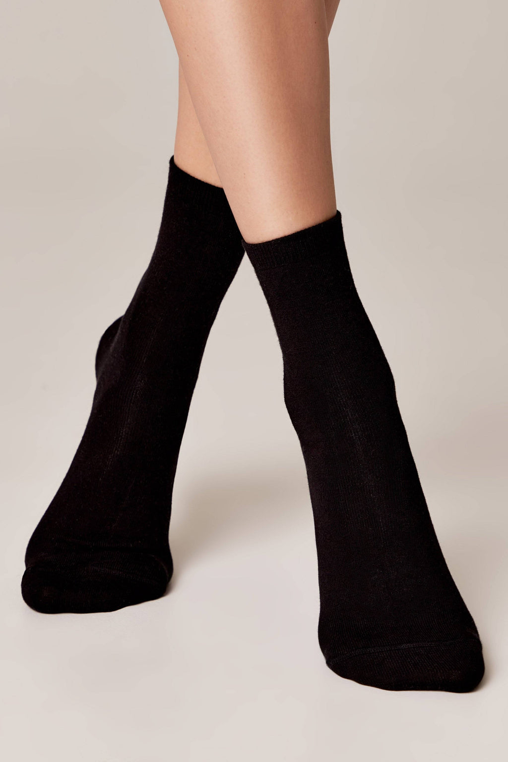 TheRanok.com Cotton Socks Conte Classic 427 - Shimmering Heart Pattern — comparison shot