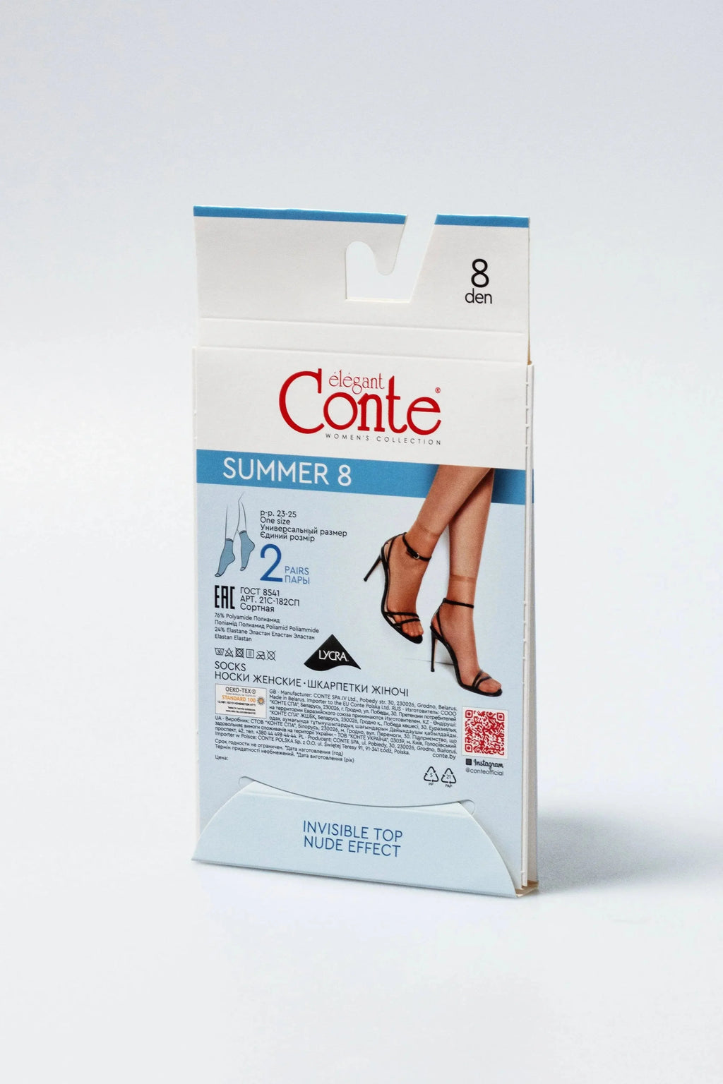 TheRanok.com Socks Conte Summer 8 Den (2 pairs) — fabric or material detail