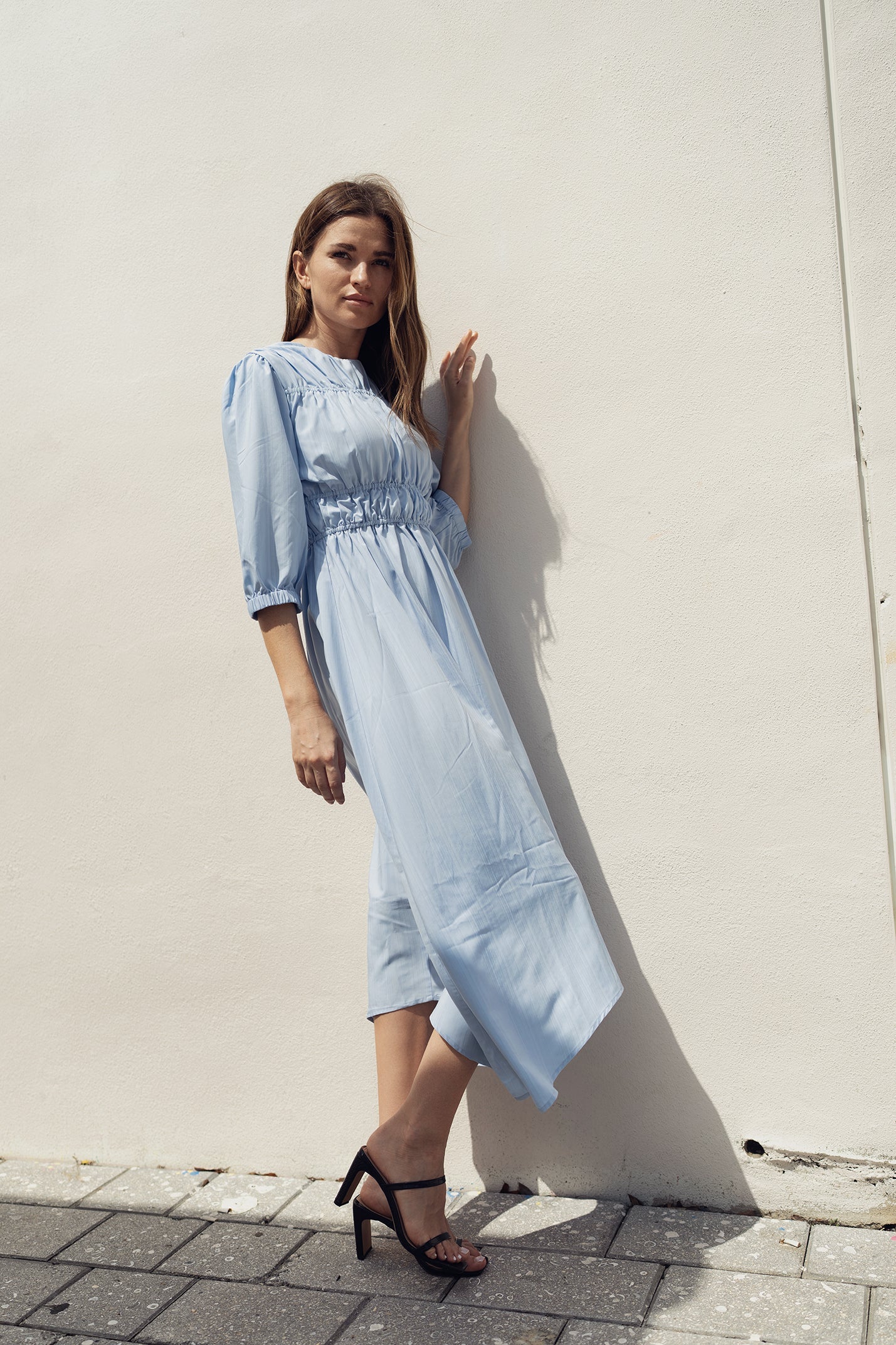 profile-nyc SKY SMOCKING DRESS — construction detail