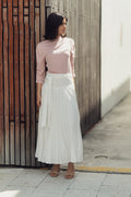 profile-nyc DROP WAIST PLEATED SKIRT — main product shot