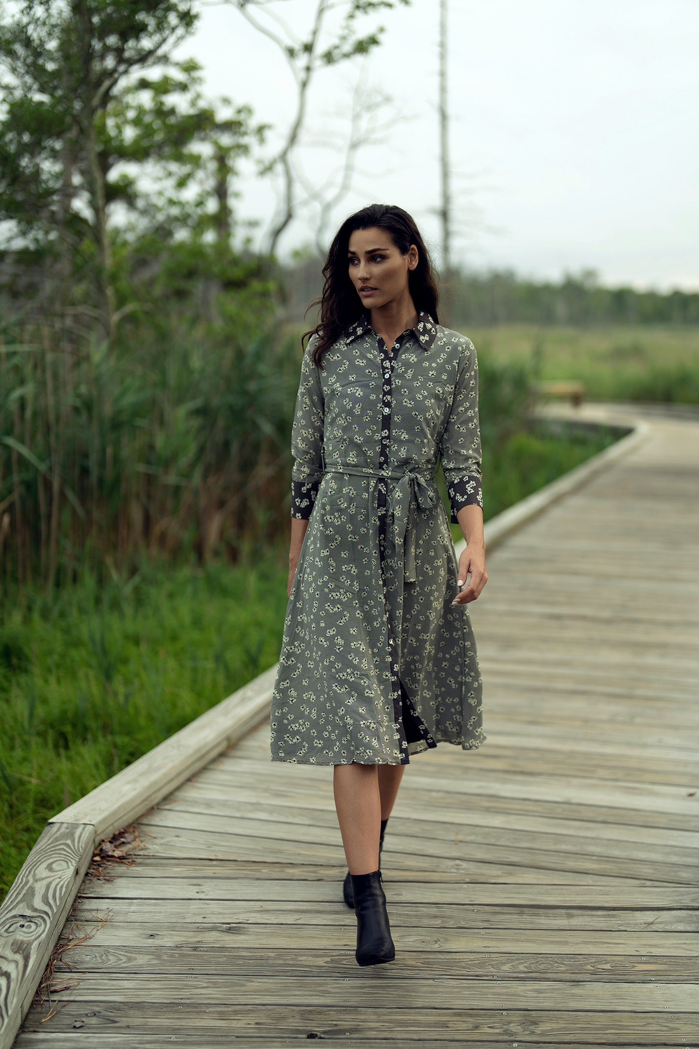 profile-nyc Floral combo dress — main product shot