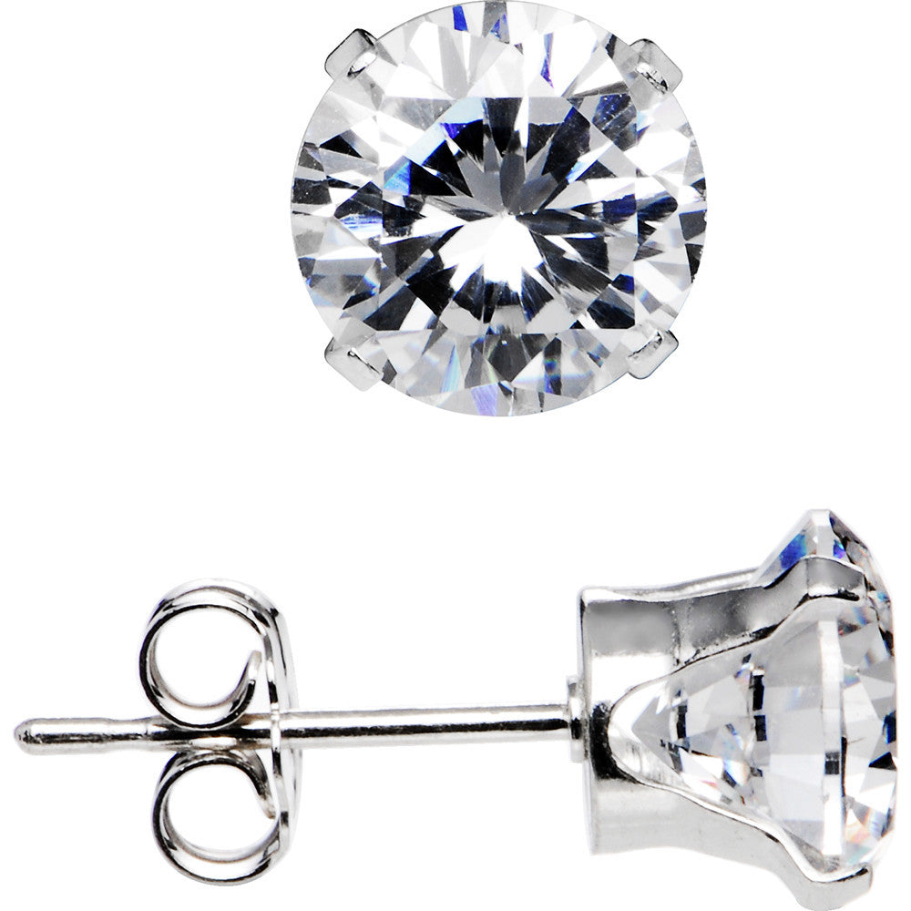 BodyCandy 925 Sterling Silver CZ Stud Earrings — main product shot