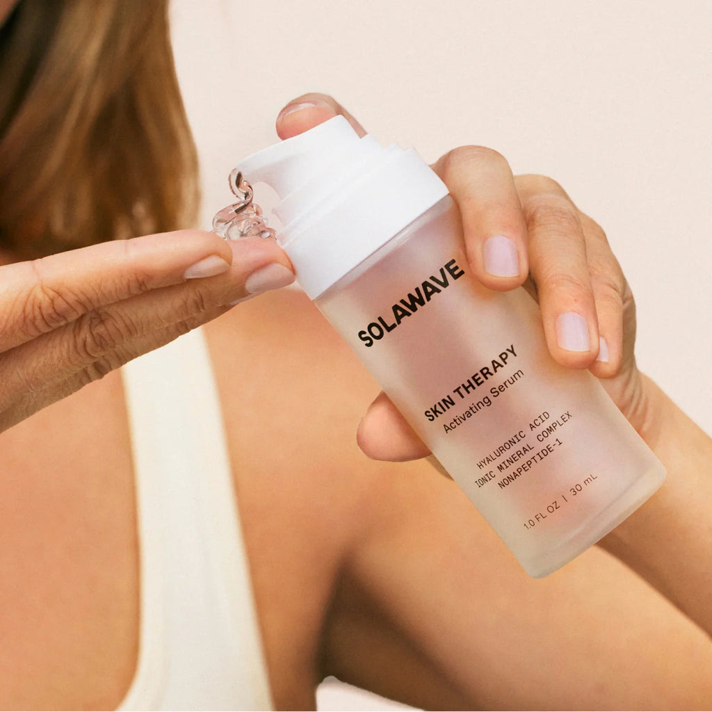 Solawave Skin Therapy Activating Serum — detail close-up