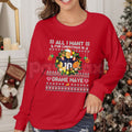 Pasimax All I Want For Christmas Is Drake Maye Sweatshirt | UNC QB Football Fan Jumper | NFL Draft Prospect Holiday Crewneck 