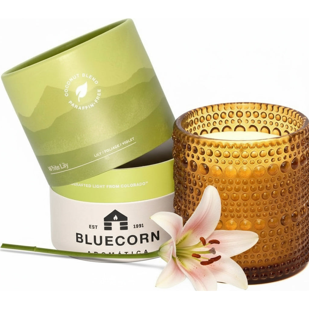 Bluecorn Candles White Lily Scented Candle - Aromática — main product shot