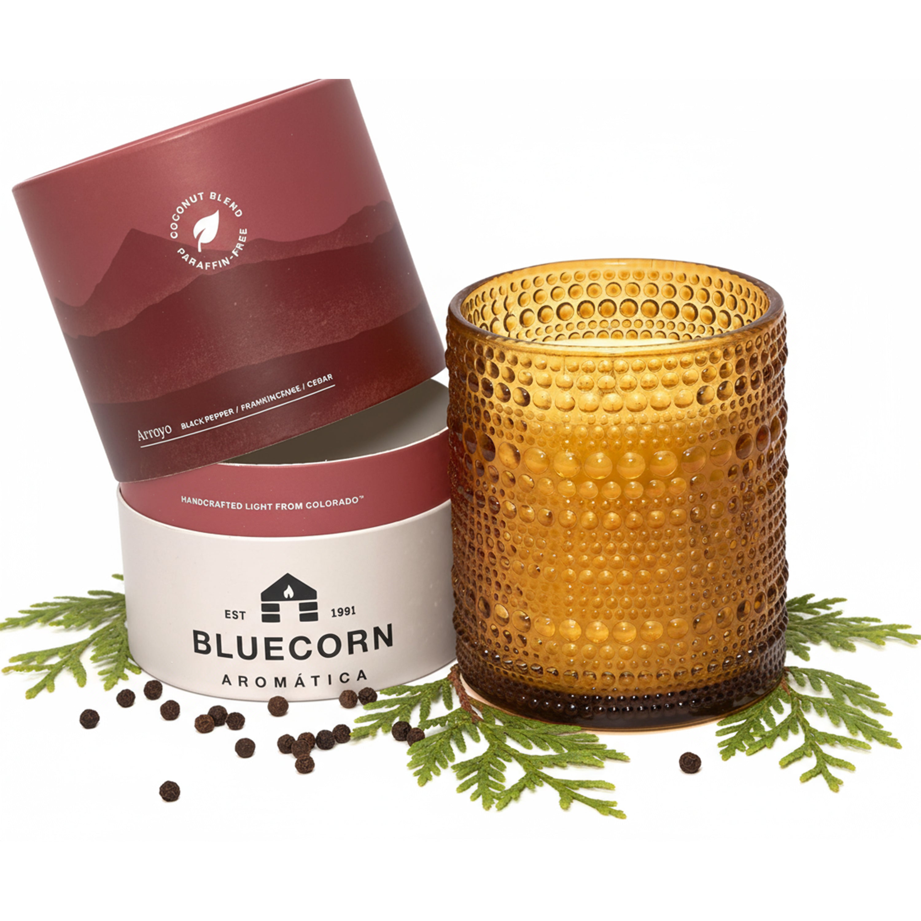 Bluecorn Candles Arroyo Scented Candle - Aromática — main product shot