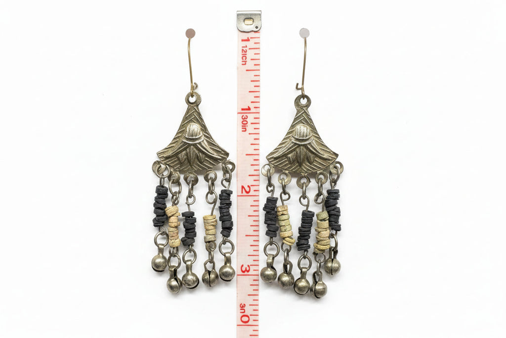 Just Neat Stuff Boho Gypsy earrings — back view