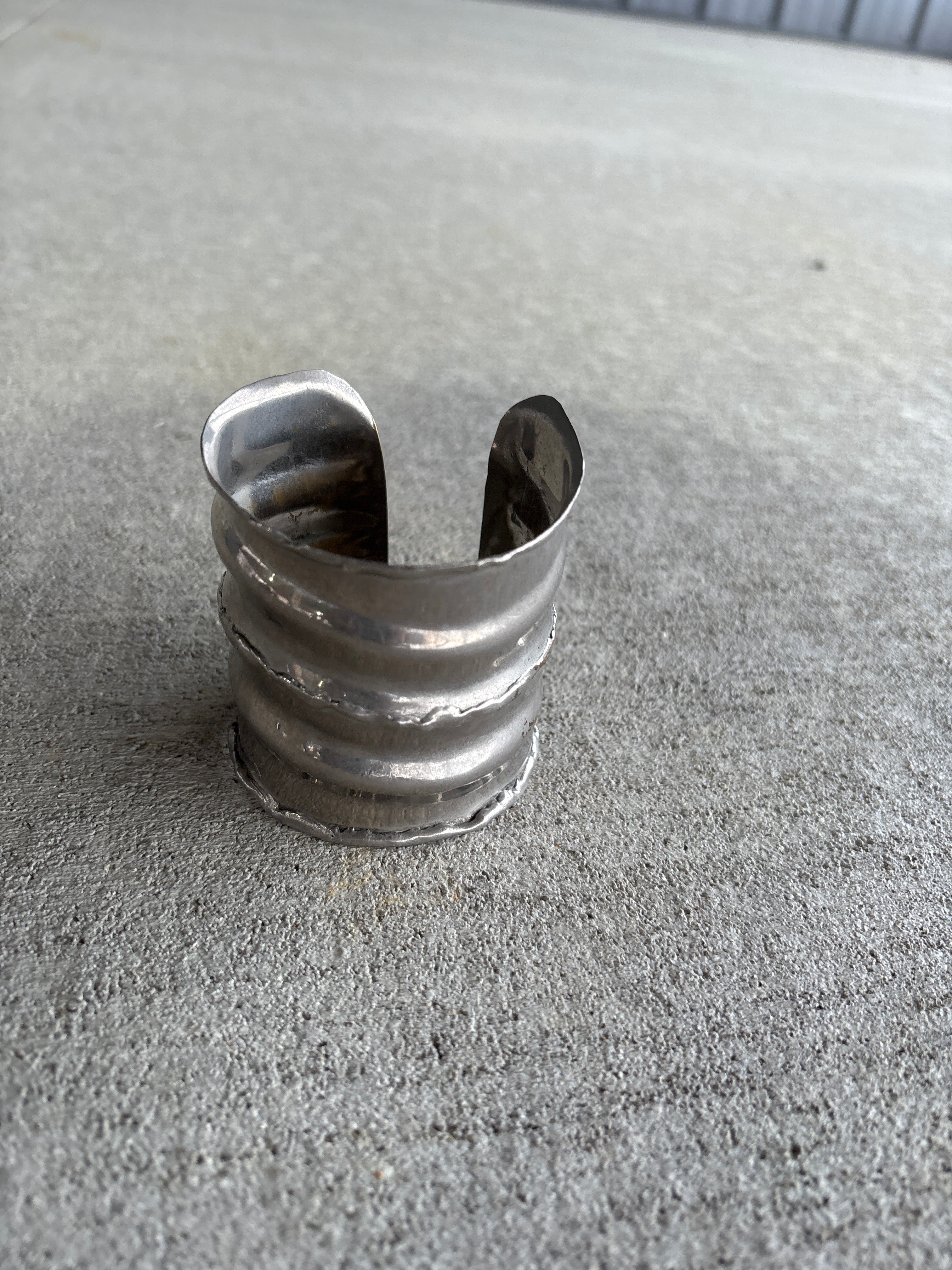 Just Neat Stuff Silver cuff — lifestyle context