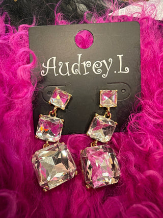 Rhinestone Dangle Earring
