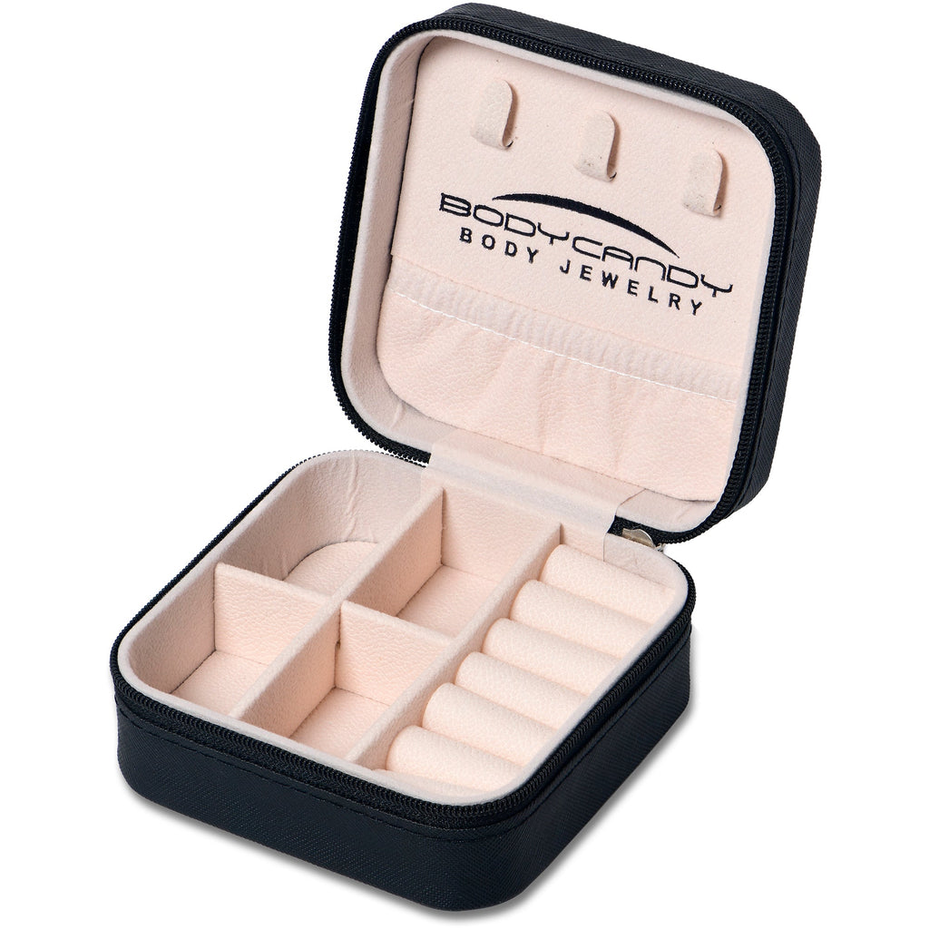BodyCandy Body Candy Personalized Jewelry Box Organizer Travel Case — detail close-up