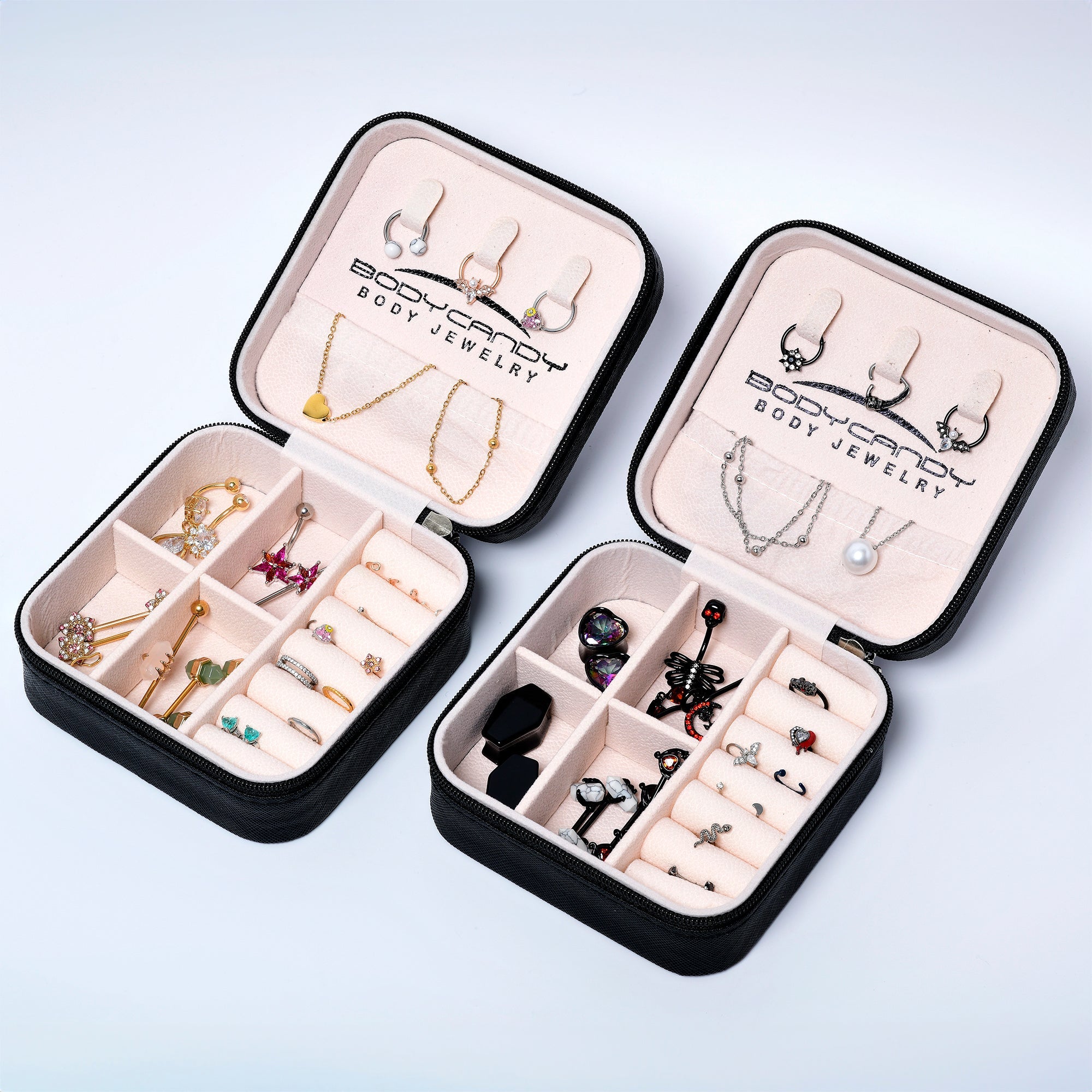 BodyCandy Body Candy Travel Jewelry Box Organizer — detail close-up