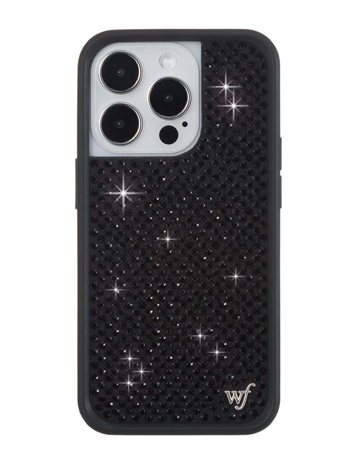 Wildflower Cases Rhinestone iPhone Case | Black — feature highlight