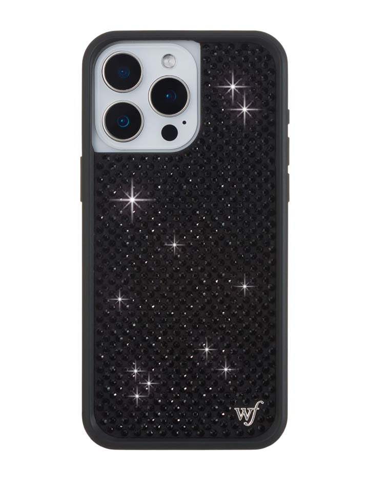 Wildflower Cases Rhinestone iPhone Case | Black — lifestyle context
