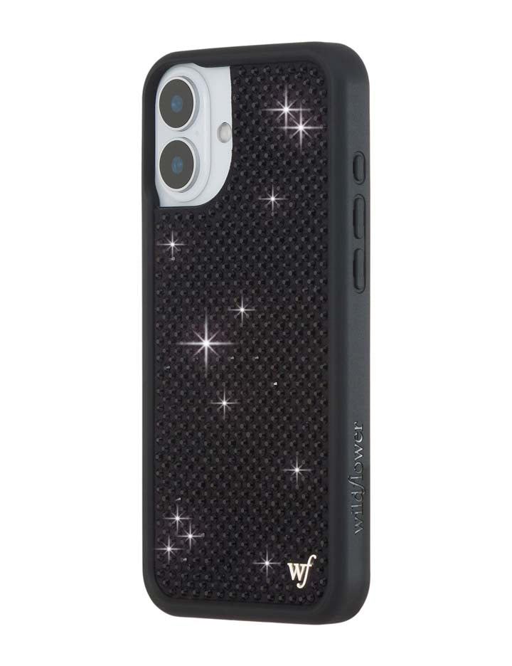 Wildflower Cases Rhinestone iPhone Case | Black — feature highlight