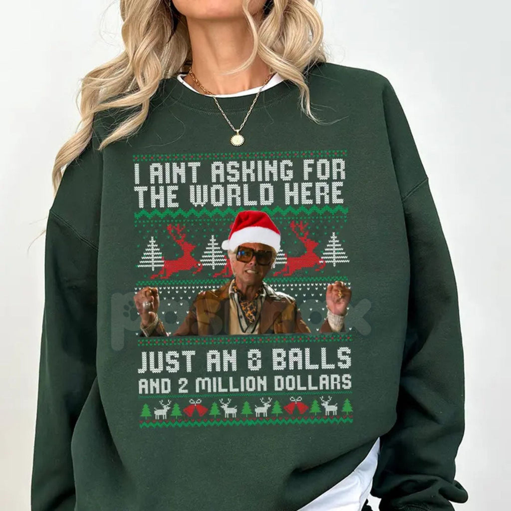 Pasimax Baby Billy Freeman's "The Righteous Gemstones" Christmas Sweatshirt | Danny McBride Ugly Sweater Alternative | Uncle 