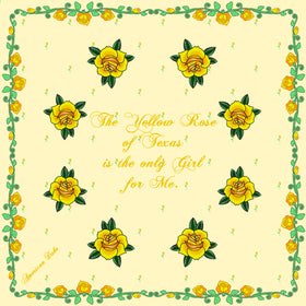Bandana - Yellow Rose of Texas