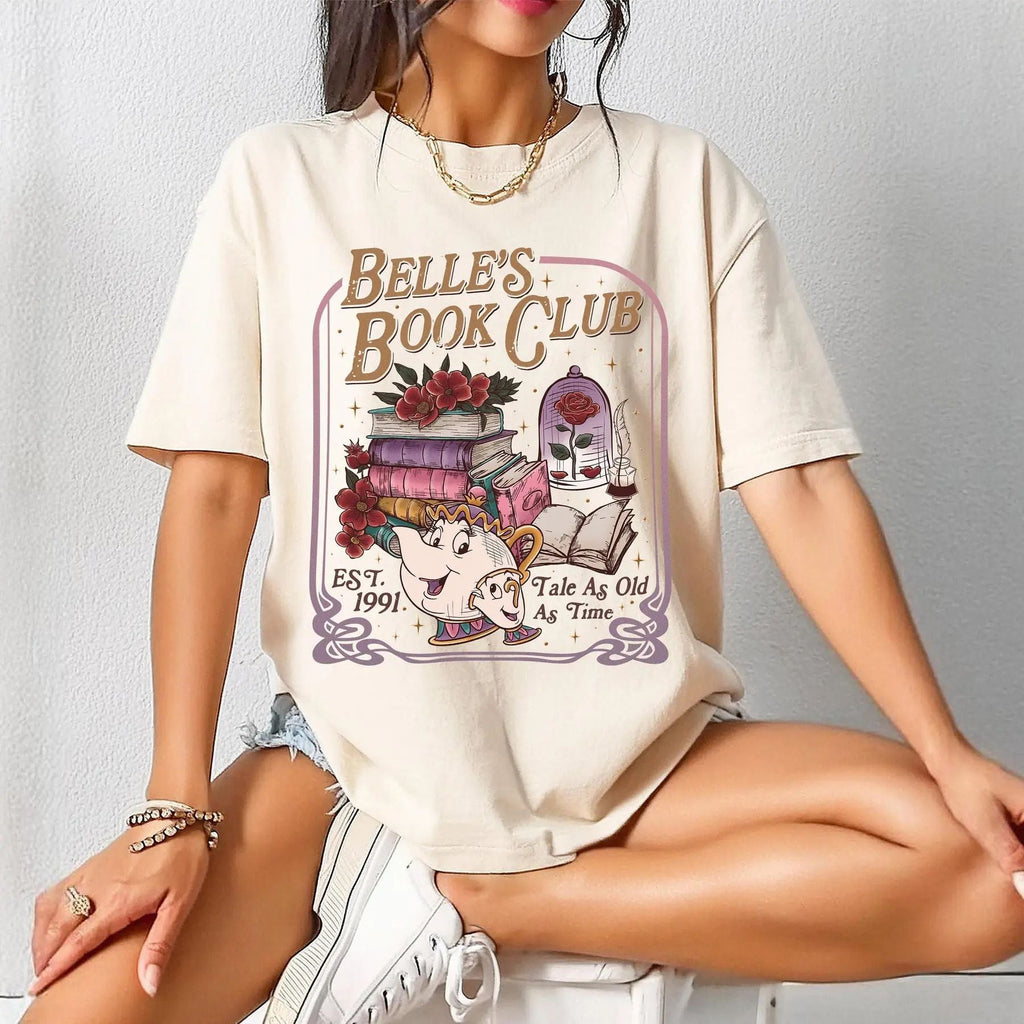 Pasimax Belle's Book Club T-Shirt — main product shot