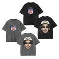 Pasimax Benito Bowl 2026 Vintage Washed Graphic Tee – Funny Anime Football Bad Bunnie Design Shirt — main product shot