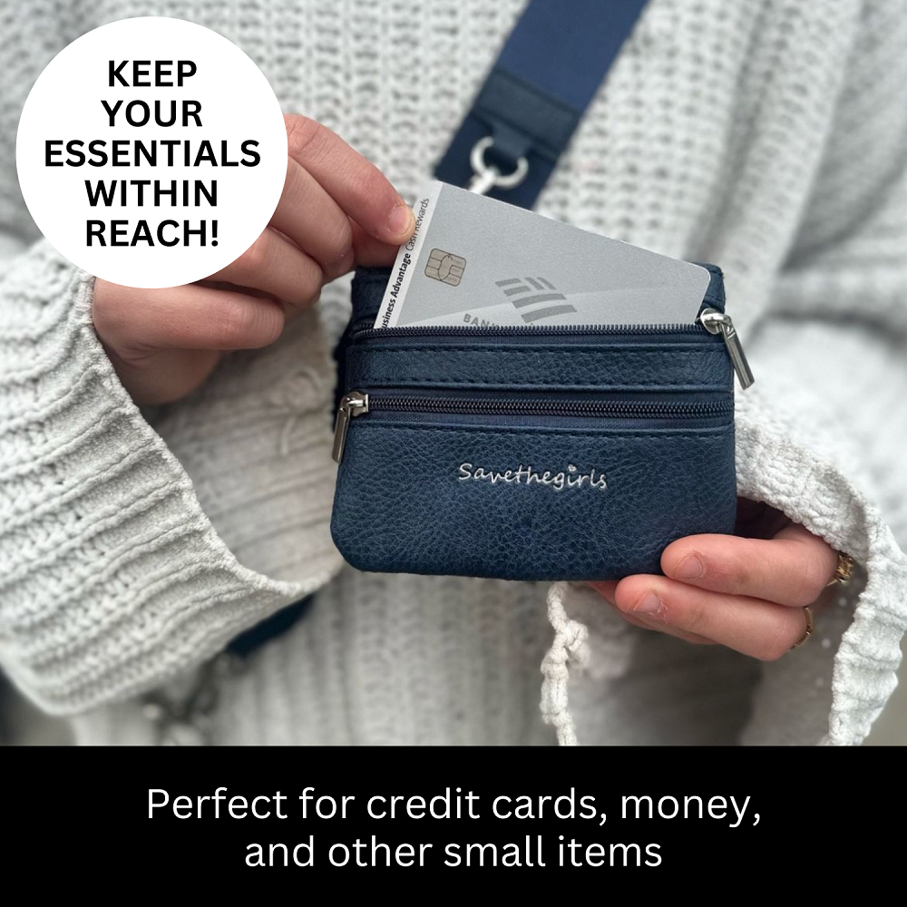 SaveTheGirls Clip & Go Strap with Pouch - Solid Collection — size reference