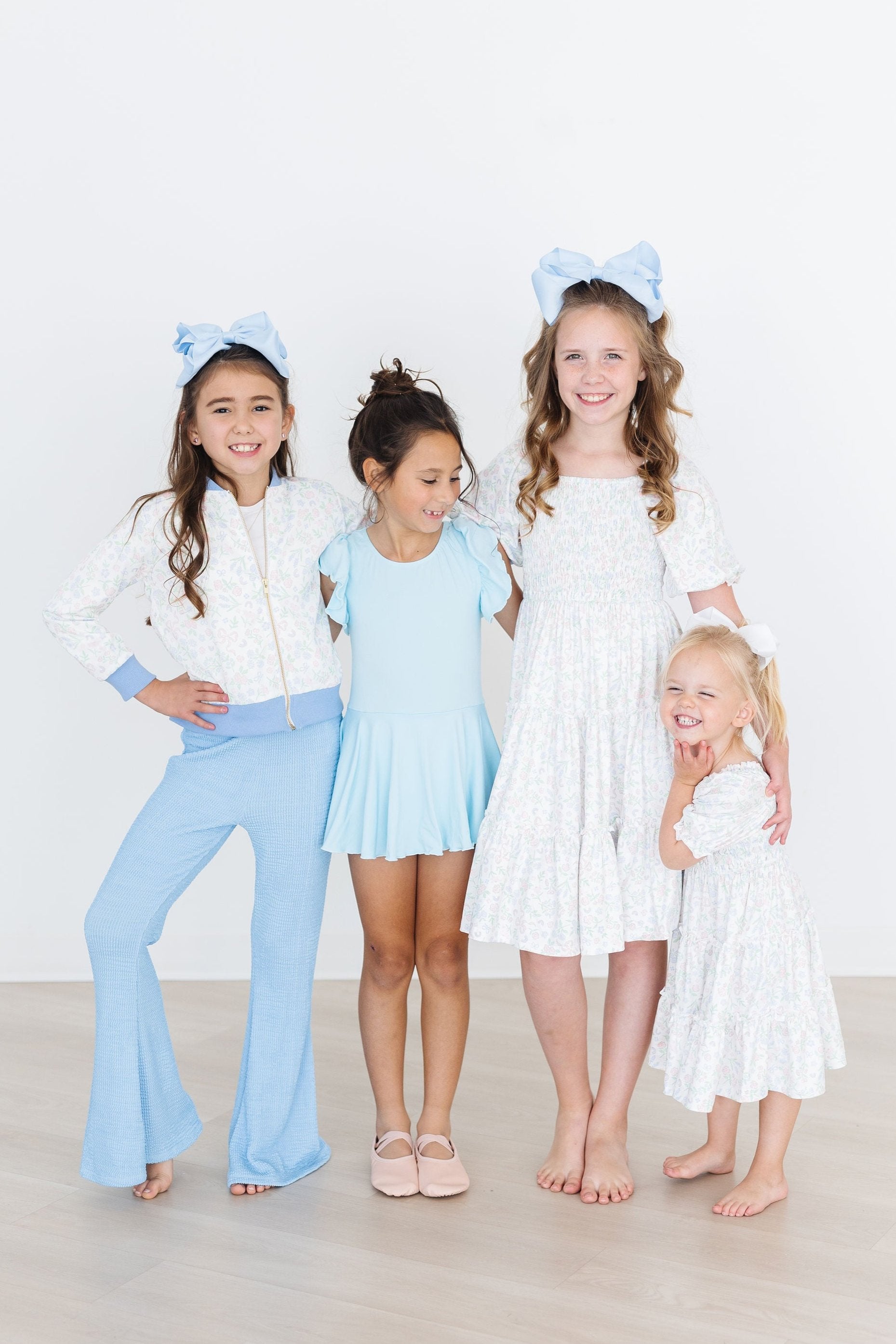 Mila & Rose ® Bluebird S/S Twirl Leotard — side view