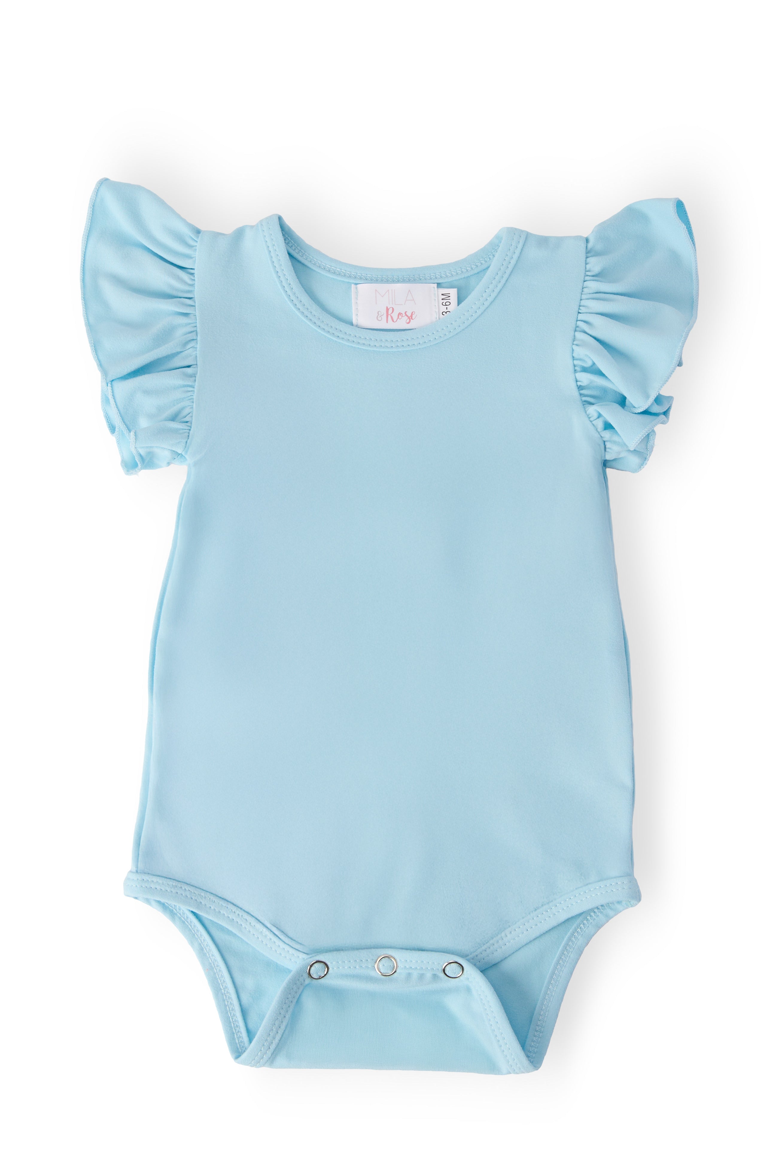 Mila & Rose ® Bluebird S/S Flutter Bodysuit — main product shot