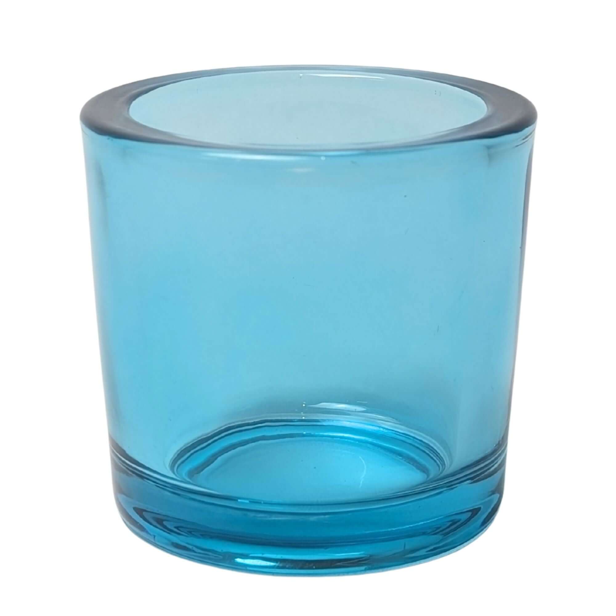 Bluecorn Candles Heavy Glass Votive Candle Holders - 50% Recycled Glass — alternate view