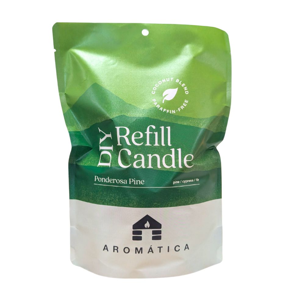 Bluecorn Candles Aromática DIY Scented Candle Gift Set — branding close-up