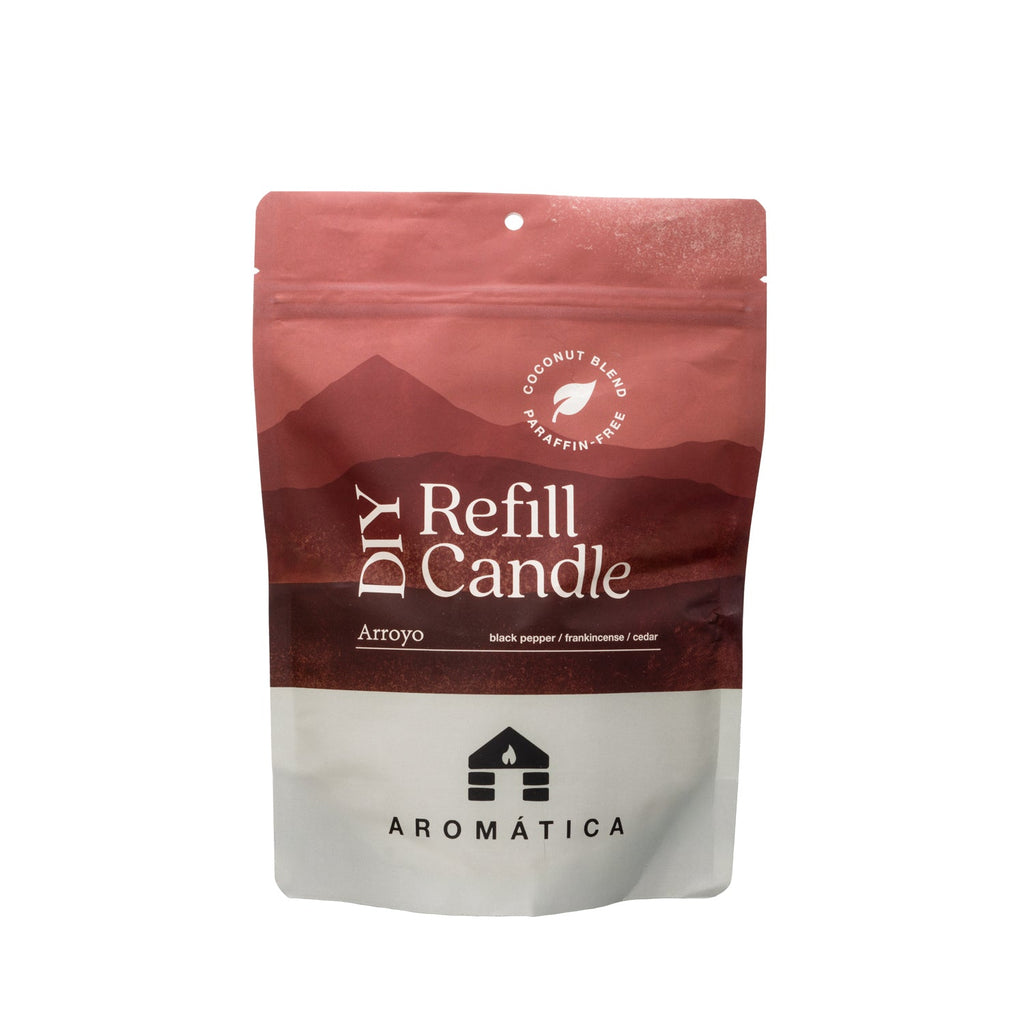 Bluecorn Candles Aromática Scented Candle Refill Kit — packaging or label