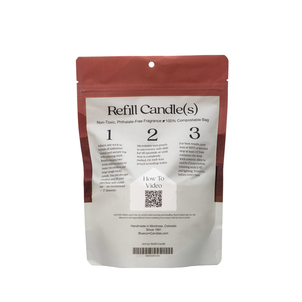 Bluecorn Candles Aromática Scented Candle Refill Kit — lifestyle context