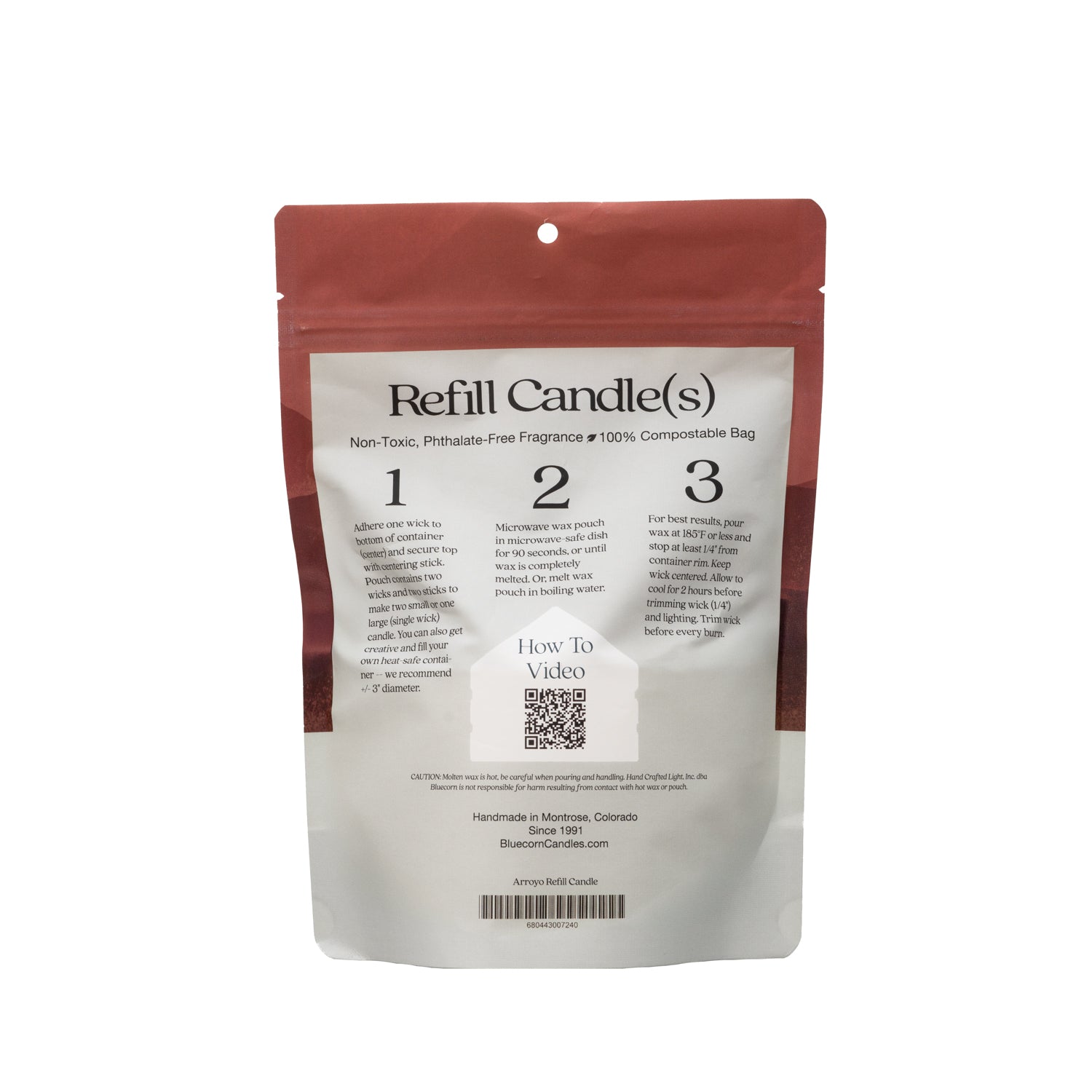 Bluecorn Candles Aromática Scented Candle Refill Kit — lifestyle context