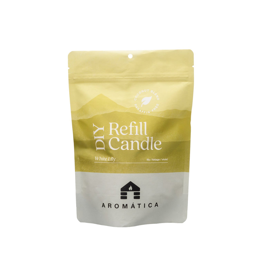 Bluecorn Candles Aromática Scented Candle Refill Kit — detail and construction