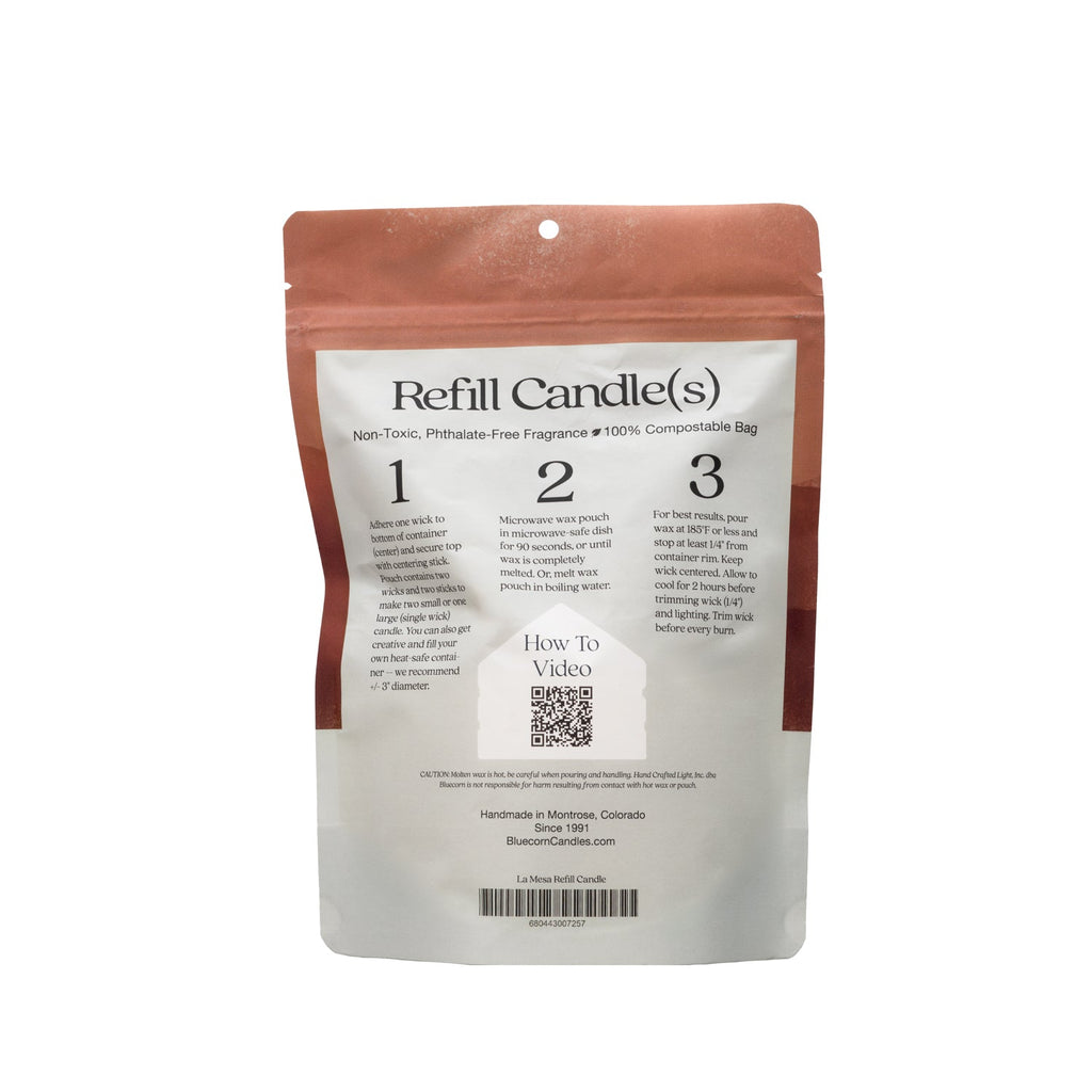 Bluecorn Candles Aromática Scented Candle Refill Kit — alternate view