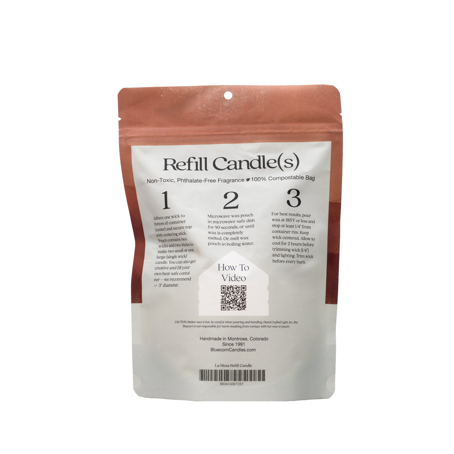 Bluecorn Candles Aromática Scented Candle Refill Kit — alternate view