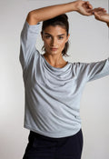 Buki Bon Voyage Travel Tee - Heather Grey — main product shot